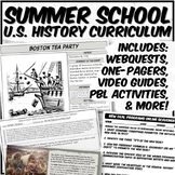 U.S. History Summer School Bundle