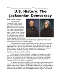 U.S. History: The Jacksonian Democracy