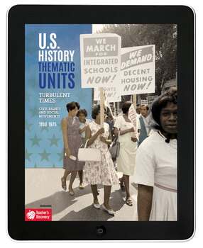 Preview of U.S. History Thematic Unit: Turbulent Times (Civil Rights and Social Movements)