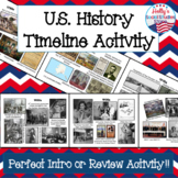 U.S. History Timeline Activity: Introductory or Review Activity