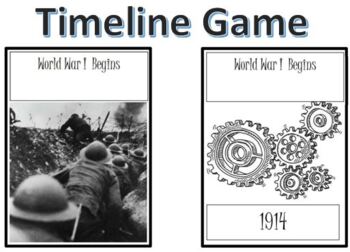 Preview of U.S. History Timeline Game