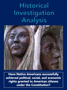 Preview of U.S. History Unit 1: Native American Rights - DBQ