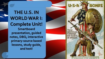 Preview of U.S. History WWI Complete Unit