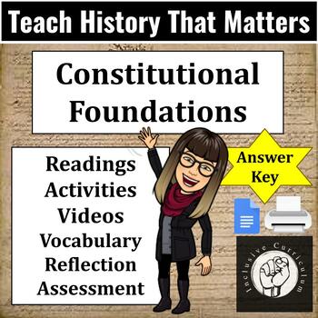 Preview of U.S. History or Government Introductory Unit Foundations of U.S. Constitution 