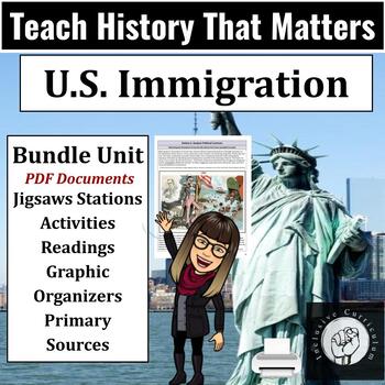 Preview of U.S. Immigration, Industrialization and Urbanization PDF Activities Bundle