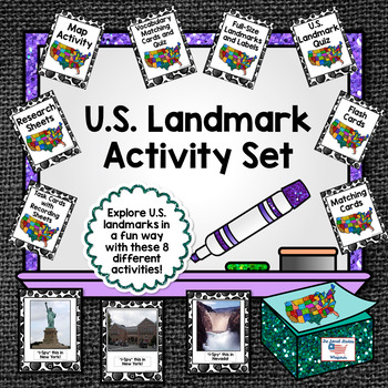 Preview of U.S. Landmark Activity Set