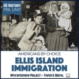 Ellis Island Immigrant Unit w/ Interview Oral History Proj