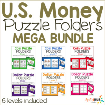 Preview of U.S. Money Puzzle Folders - MEGA BUNDLE