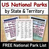 U.S. National Parks by State & Territory | FREE National P