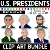 U.S. PRESIDENTS CLIPART BUNDLE  - All 45 Presidents