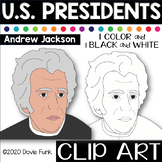 U.S. PRESIDENTS Clip Art  ANDREW JACKSON