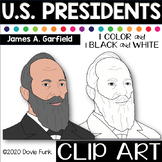 U.S. PRESIDENTS Clip Art  JAMES A. GARFIELD