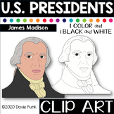 U.S. PRESIDENTS Clip Art  JAMES MADISON