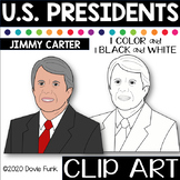 U.S. PRESIDENTS Clip Art  JIMMY CARTER