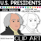 U.S. PRESIDENTS Clip Art  JOHN ADAMS
