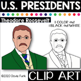 U.S. PRESIDENTS Clip Art  THEODORE ROOSEVELT