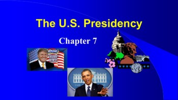 Preview of U.S. Presidency (American Government) from my online Community College class