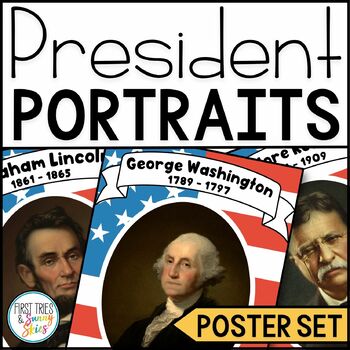 Preview of U.S. President Posters - Presidential Portraits - (Includes ALL Presidents)