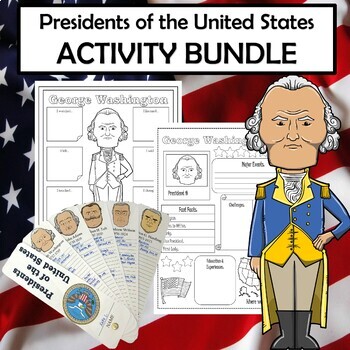 U.S. Presidents Activities Bundle - Distance Learning | TpT