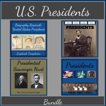 Preview of U.S. Presidents: Biographies, Research Projects, and Internet Activities Bundle