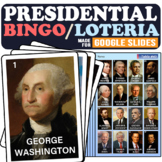 U.S. Presidents Digital Bingo/Loteria Game for Google Slides