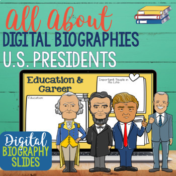Preview of U.S. Presidents Digital Biography Slides Bundle