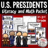 President's Day Literacy and Math Packet