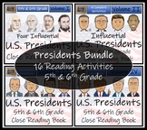 U.S. Presidents Volumes 1-4 Close Reading Book Bundle | 5t