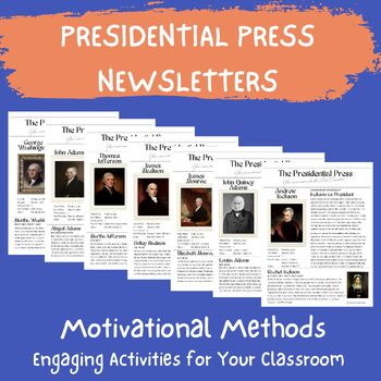Preview of U.S. Presidents Activities for Middle School: Washington Through Van Buren