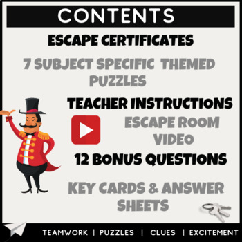 U.S Prison System Escape Room Challenge by Cre8tive Resources