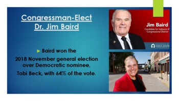 U.S. Representative Dr. Jim Baird (IN - 4th) BIO PPT | TPT