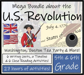 Preview of American Revolutionary War Activities Mega Bundle | 5th Grade & 6th Grade