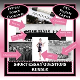 U.S. SHORT ESSAY QUESTIONS BUNDLE - 7 SEPARATE SETS - SAVE