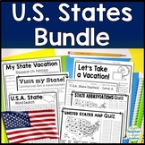 U. S. State Bundle: Tests, Activities, Capitals, Abbreviat