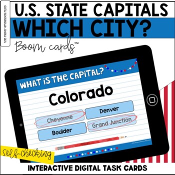 Preview of U.S. State Capitals BOOM™ Cards
