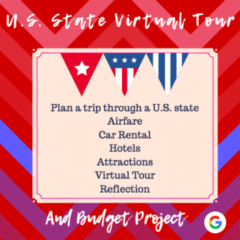 Preview of Distance Learning: Digital U.S. State Virtual Tour and Budget Project