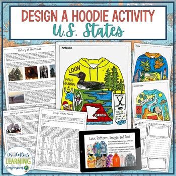 Preview of U.S. States Design a Hoodie Research Project - State Report