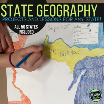 Preview of United States Geography Project - United States Map Activity