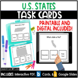 U.S. States | Geography | Social Studies Task Cards | Boom Cards