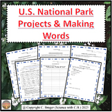 U.S. States National Parks Projects & Making Words Bundle!
