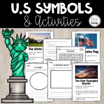Preview of U.S Symbols & Activities| Landmarks & Monuments ⭐️