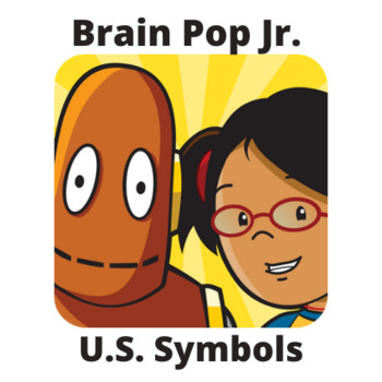 Preview of U.S. Symbols - BrainPop Quiz - 2 Versions! Online Google Doc and Form