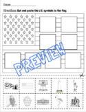 U.S. Symbols Matching Worksheet