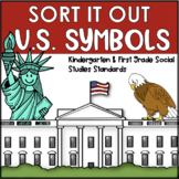 U.S. Symbols USA Sorting Activity for Kindergarten & First