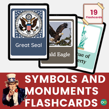 Preview of U.S. Symbols and Monuments Flashcards