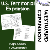 U.S. Territorial Expansion Map, Labels, and Assessment