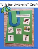 U is for Umbrella | Alphabet Crafts