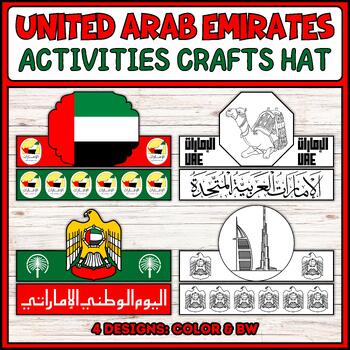 Preview of UAE National Day Crafts Hat Activity, United Arab Emirates Headdress Headband