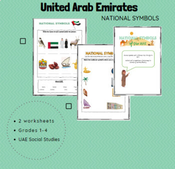 Preview of UAE National Symbols Gr1-2