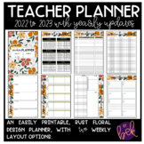 Teacher Planner 2022-2023 Printable | Daily or Subject Layout